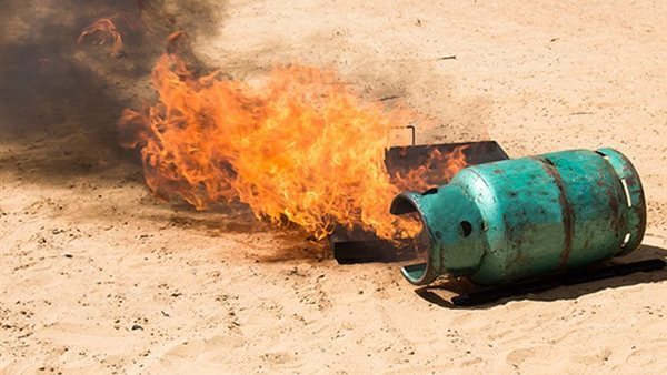 انفجار أنبوبة بوتاجاز يصيب 3 أشخاص ويتسبب في انهيار جزئي داخل شقة بحلوان