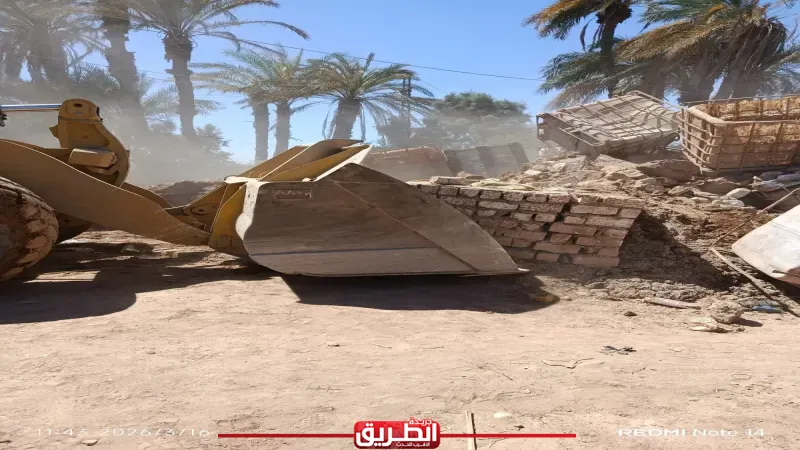 الوحدة المحلية بقنا: إزالة 27 حالة تعد بقريتي الأشراف ودندرة