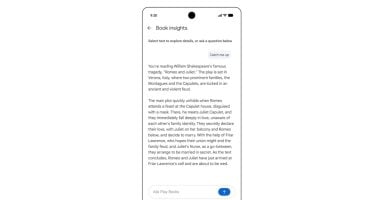 جوجل تضيف رفيق قراءة ذكيا إلى Google Play Books.. يلخص ما فاتك ويجيب عن أسئلتك