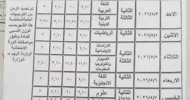 تعليم سوهاج تعلن جدول اختبارات شهر أبريل لطلاب صفوف النقل الإعدادي