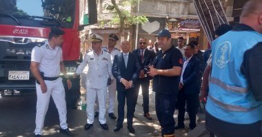 ​محافظ القاهرة ينقذ عقاراً بالدرب الأحمر من حريق مروع خلال جولة تفقدية في العيد