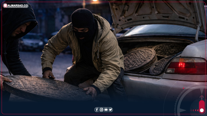 ارتفاع لافت في سرقات أغطية تصريف الأمطار والصرف الصحي بطرابلس