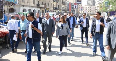 وزيرة التنمية المحلية والبيئة تتفقد أعمال تطوير المرحلة الثانية من سوق العتبة
