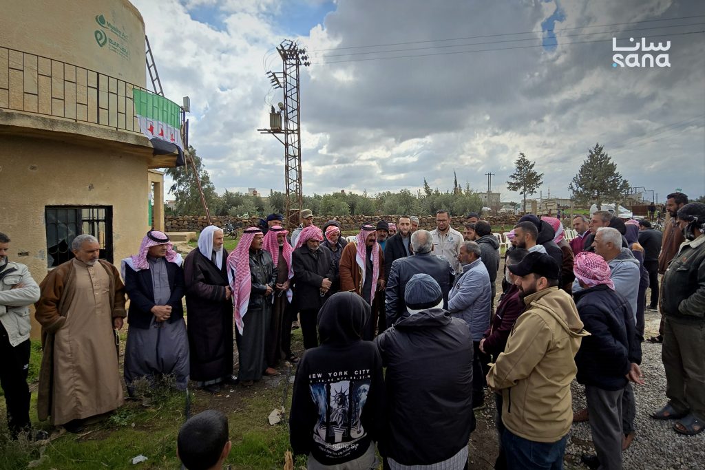وفد من محافظة السويداء يطلع على الواقع الخدمي في قرى الريف الغربي