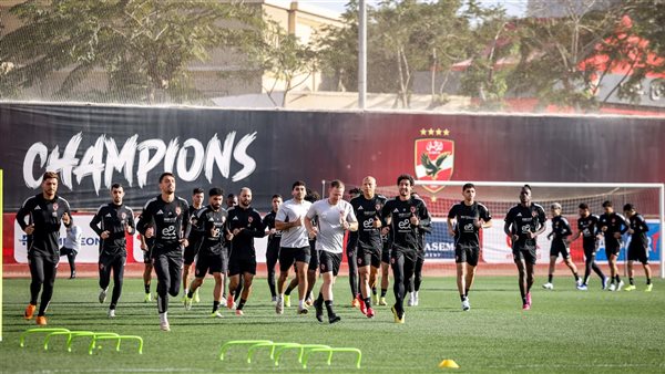 الأهلي يستأنف تدريباته استعدادًا لمباراة الجونة في الدوري الممتاز