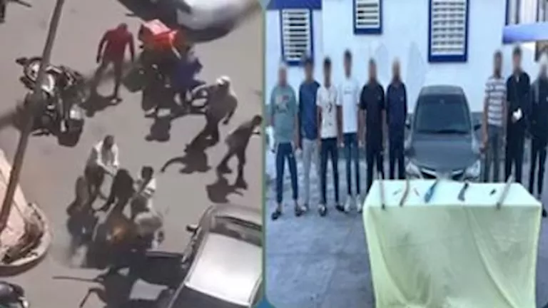 "طلب أكل متأخر" يشعل مشاجرة بالسلاح والسيوف داخل مطعم ببورسعيد