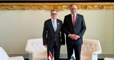 وزير التخطيط يبحث مع نظيره الباكستاني تعزيز التعاون الاقتصادي وتبادل الخبرات التنموية بنيويورك