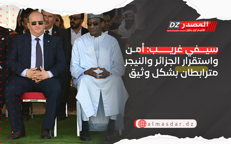 سيفي غريب: أمن واستقرار الجزائر والنيجر مترابطان بشكل وثيق