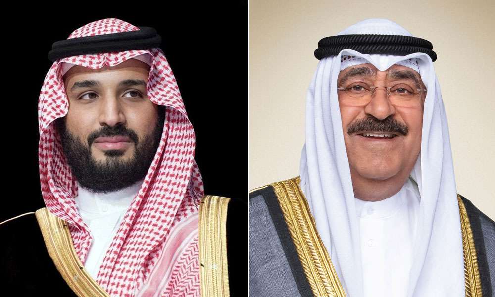 سمو أمير البلاد يتلقى اتصالا هاتفيا من ولي العهد السعودي