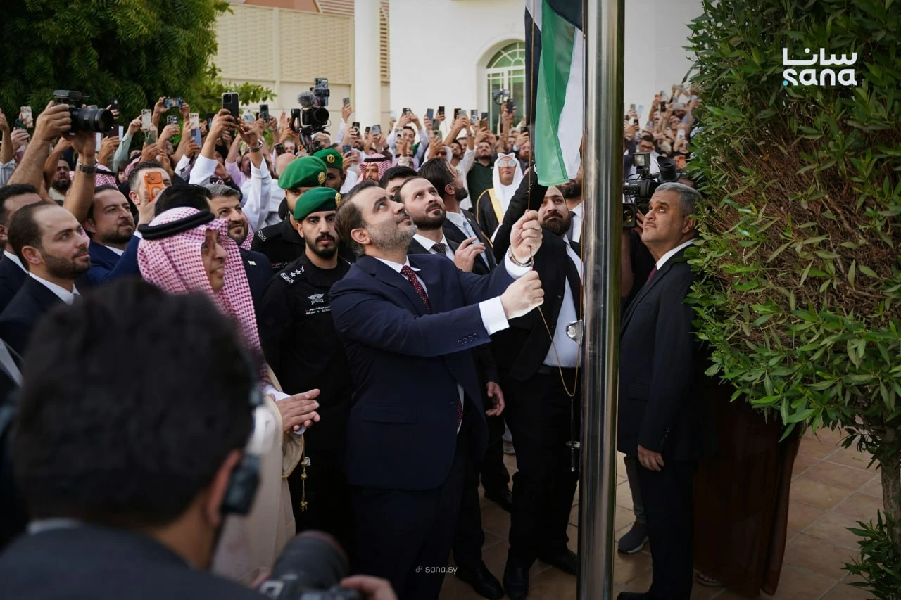 أسعد الشيباني يفتتح القنصلية السورية في جدة
