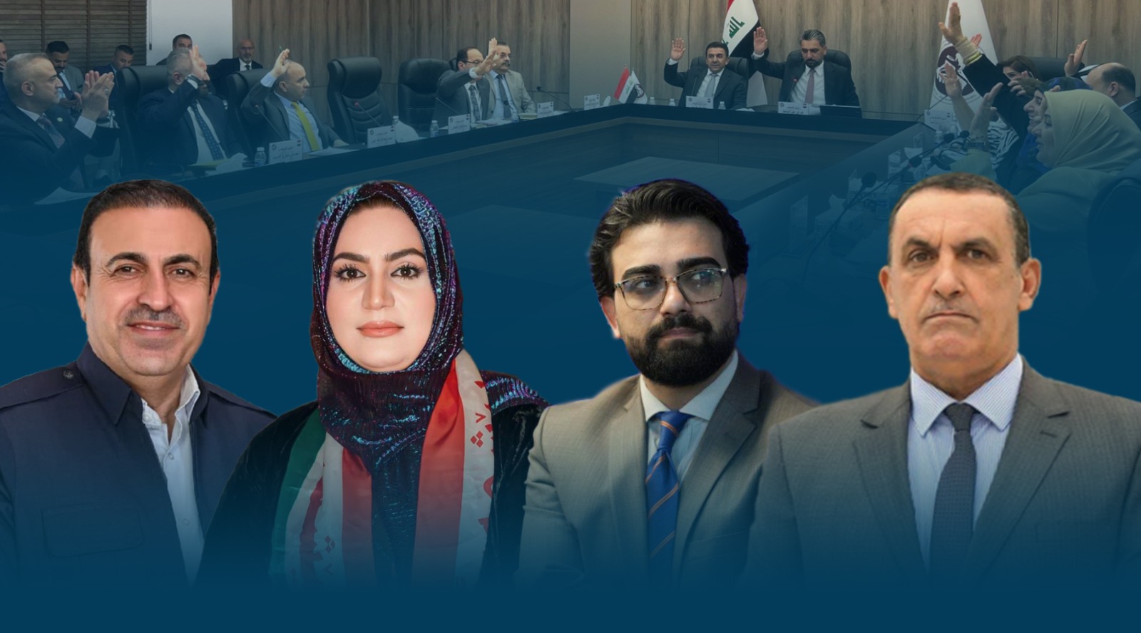 جلسة كركوك بلا الدكتور أحمد ولا راكان سعيد وجماعة "بارزاني" مقاطعين والعاني ألقى خطاباً