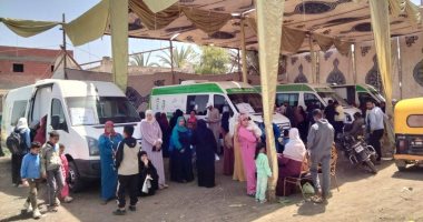 صحة كفر الشيخ: تقديم 2575 خدمة طبية مجانية بقافلة طبية بقرية الفتوح بفوه