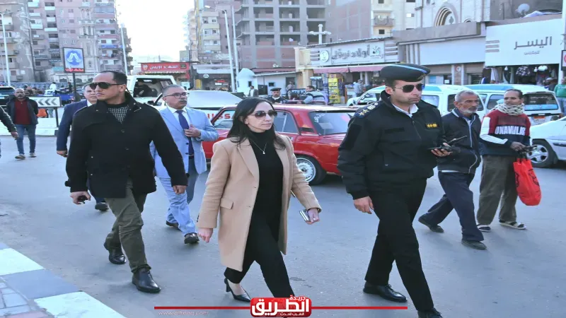 محافظ البحيرة تتابع اللمسات النهائية لأعمال تطوير ميدان المحطة بدمنهور