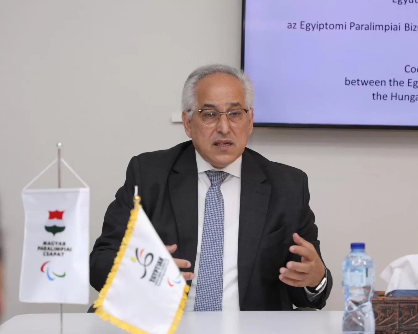 حسام الدين مصطفي يشارك فى احتفالية تأسيس اللجنة البارالمبية الروسية بموسكو