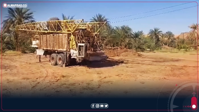 الوطنية للنفط تشرع في حفر بئر مياه بمنطقة تكركيبة في أوباري