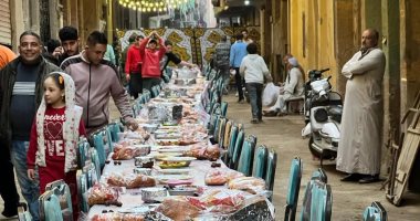 رمضان يجمعنا.. أهالى البراجيل بالجيزة ينظمون إفطارا جماعيا للعام الرابع