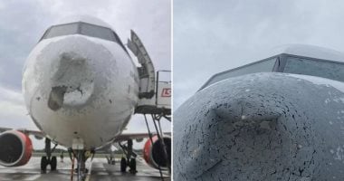 عاصفة تُدمّر مقدمة طائرة "إيرباص A320" وتُجبرها على العودة فى بولندا