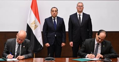 مدبولى يشهد توقيع مذكرة للتعاون بأنشطة استكشاف الغاز غرب البحر المتوسط