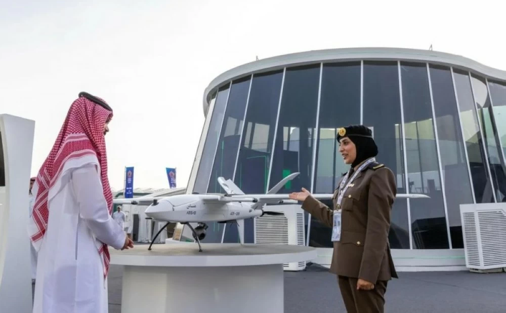 «عسّاس».. طائرة استطلاعية في جناح وزارة الداخلية بمعرض الدفاع العالمي 2026