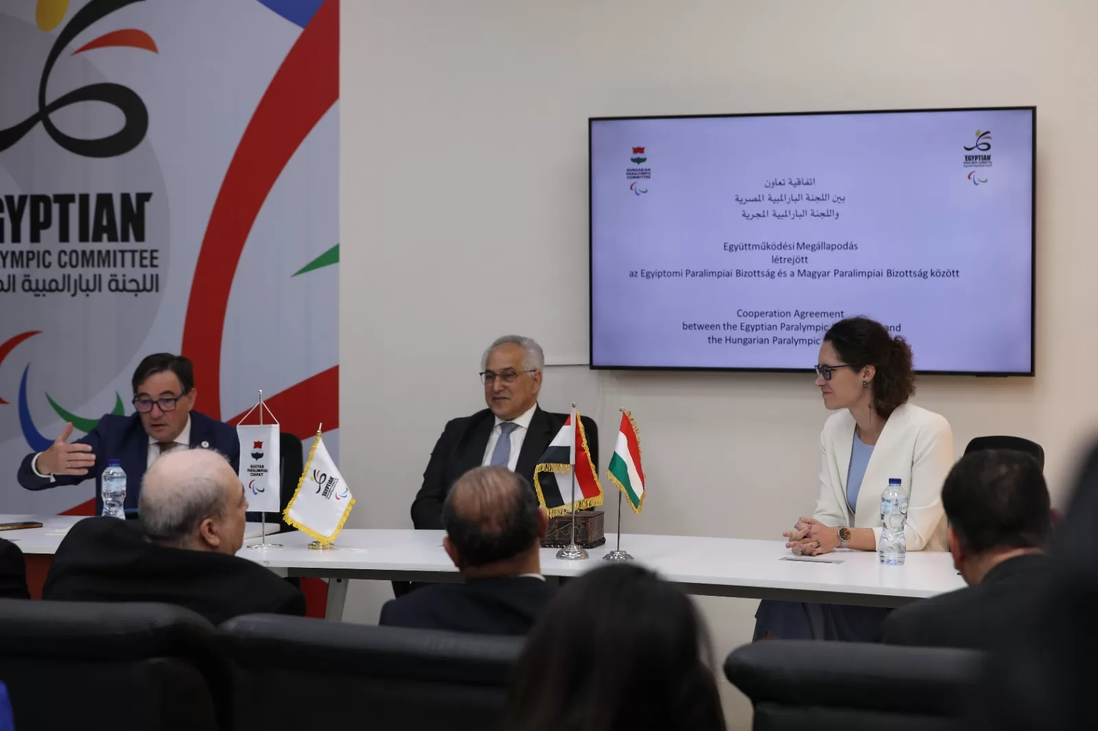 البارالمبية تعلن تفاصيل بروتوكول التعاون مع اللجنة المجرية فى مؤتمر صحفى