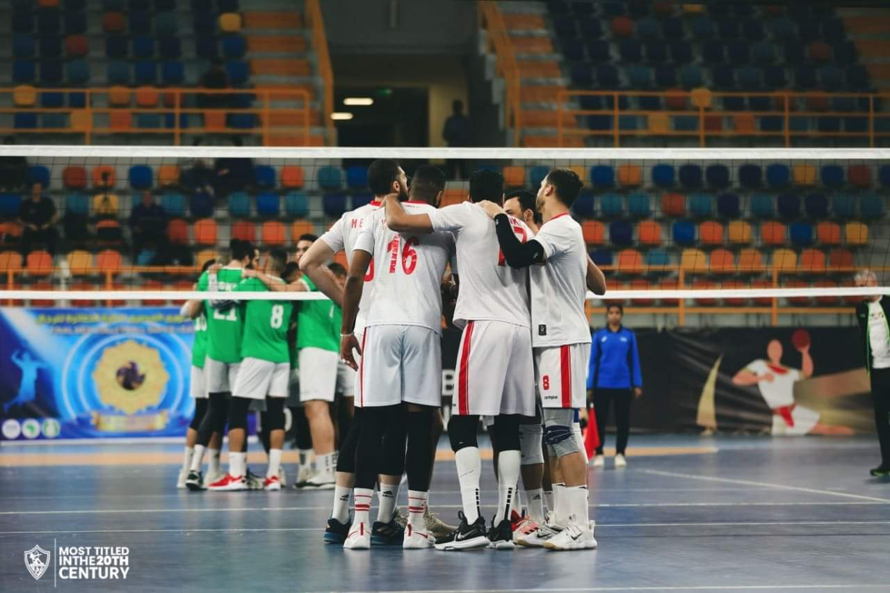 الزمالك يواجه سبورتنج في الجولة الرابعة من نهائيات سوبر رجال الطائرة