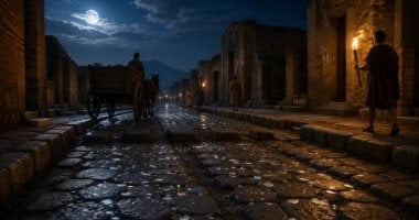 سر الرخام المشع.. الخدعة الرومانية التى أنارت طرقات بومبى المظلمة