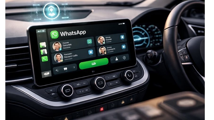 واتساب يتحول إلى أداة ذكية داخل السيارة عبر CarPlay