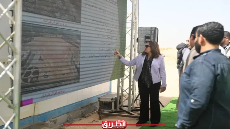 وزيرة التنمية المحلية والبيئة تقوم بزيارة ميدانية لأعمال غلق وتطوير مقلب العبور الجديدة