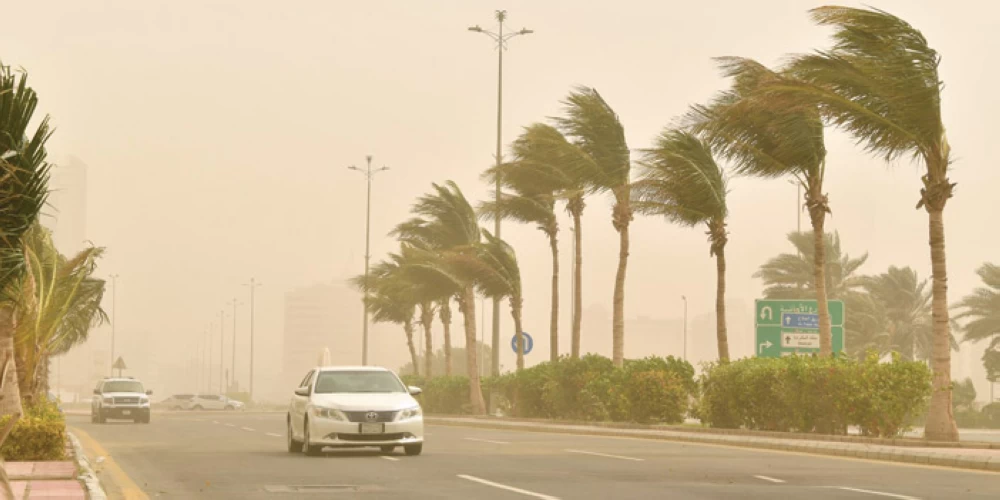 غبار جدة و5 محافظات مستمر حتى الـ7:00 مساء اليوم