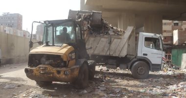 رفع 1140 طن قمامة بتجمعات بترعة الزمر والمنيب فى الجيزة