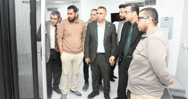 جامعة القناة السويس تستقبل وفد وزارة التعليم العالى
