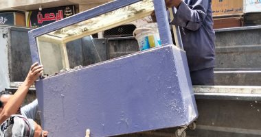 الحجز الإدارى لمحلات عدم سداد الإيجار فى نجع حمادى بقنا