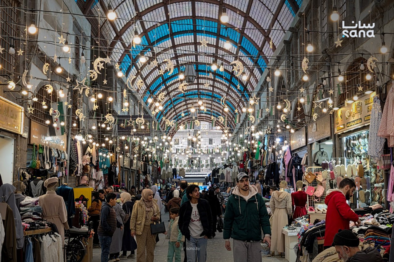 أسواق حمص تنبض بالحياة في سادس أيام شهر رمضان المبارك