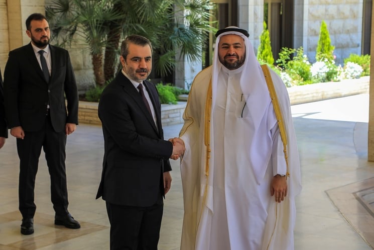 الشيباني والخليفي يبحثان تعزيز التعاون بين سوريا وقطر