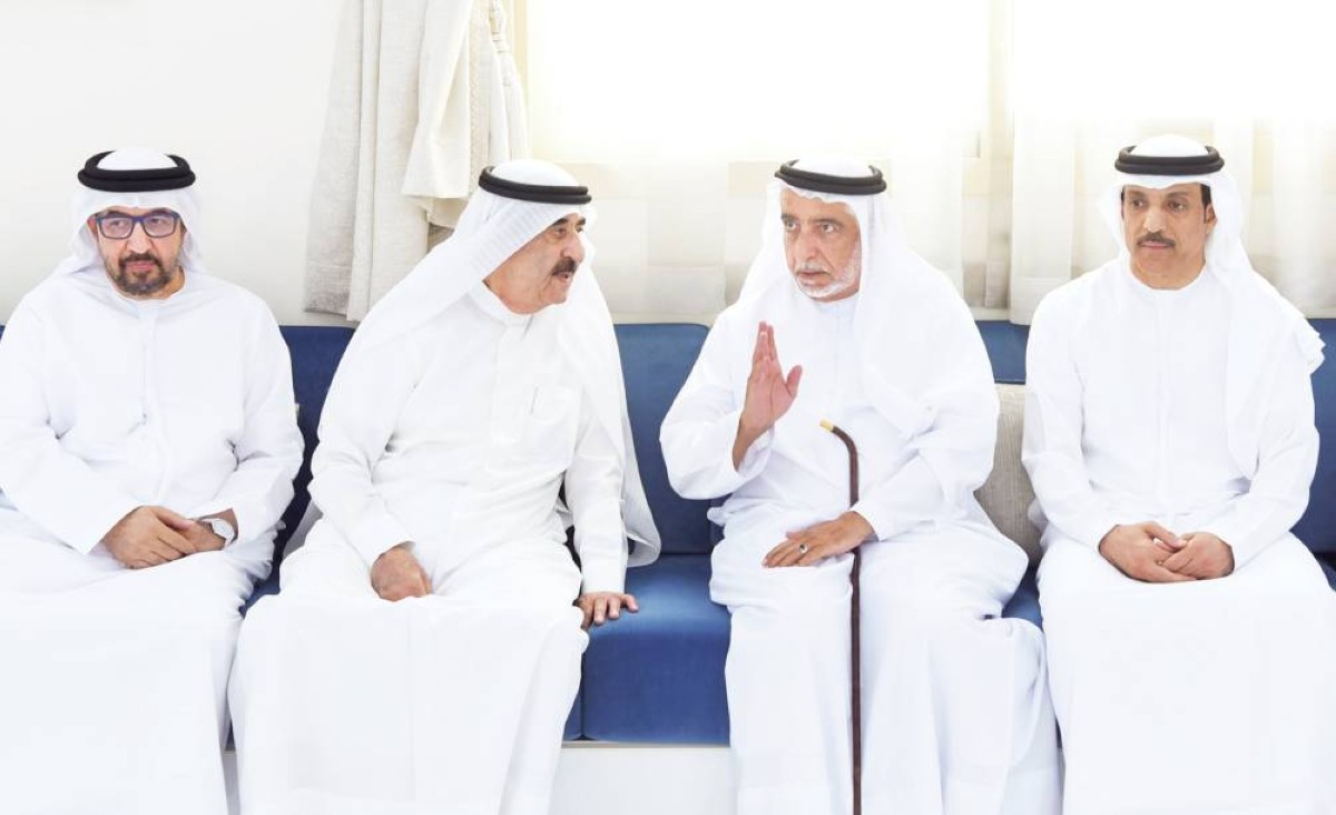 حاكم أم القيوين يعزي في وفاة منصور سيف الزعابي » صحيفة نبض الإمارات