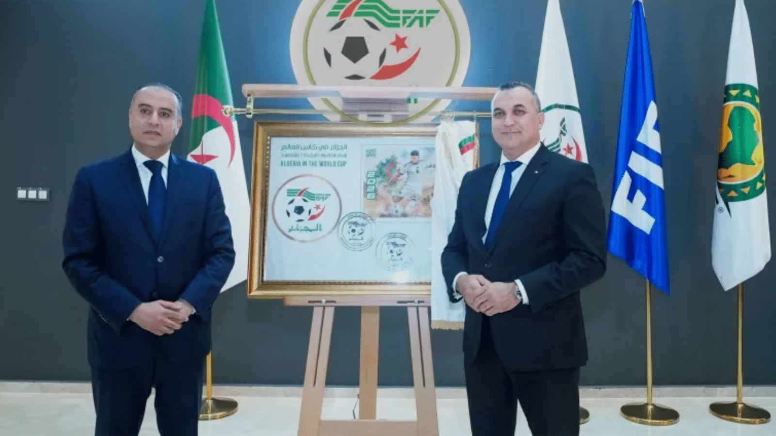 طابع بريدي يخلّد مشاركة الجزائر في مونديال 2026