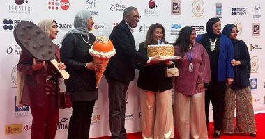 متدربو ورشة التروكاج على ريد كاربت ختام الإسكندرية للفيلم القصير