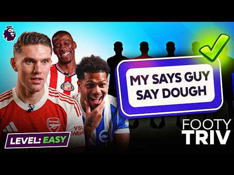 Can You Guess These Premier League Players From THIS? 😅