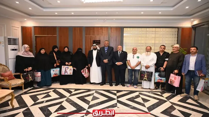 محافظ جنوب سيناء يودّع حجاج بيت الله الحرام قبل سفرهم لأداء شعائر الحج