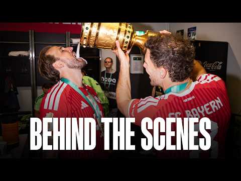This is how we celebrated winning the DOUBLE in Berlin! 🥇🥇🥳