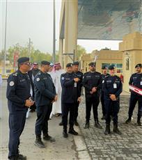 وكيل الداخلية المساعد يتفقد الجاهزية في منفذ النويصيب الحدودي وأمن ميناء الشعيبة