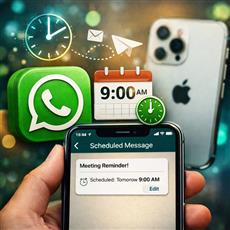 واتساب يقترب من إطلاق ميزة جدولة الرسائل رسميًا على آيفون
