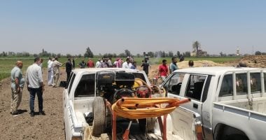 حملة مكبرة لتطهير المصارف وحظائر المواشي بقرية القراقرة فى الشرقية