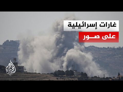 Two Israeli airstrikes targeted the towns of Maashouq and Burj al-Shamali in the Tyre district.