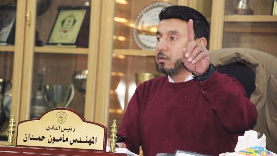 البقعة يقبل استقالة رئيس النادي وينفي الاتفاق مع مدرب أجنبي
