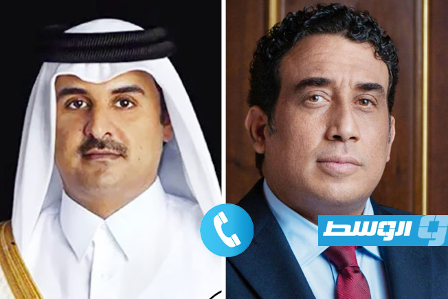 المنفي يؤكد لـ«تميم» رفضه المساس بسيادة الدول العربية