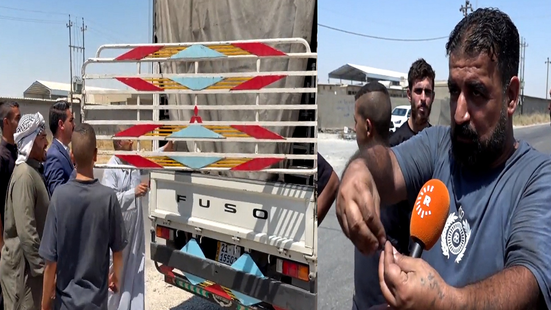 منها دفع مبالغ.. سائقو شاحنات يشكون من عراقيل عدة في نقطة جمارك دارمان شمالي كركوك