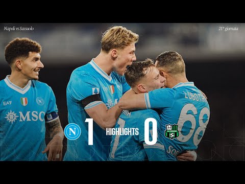 Napoli - Sassuolo 1-0 | Serie A