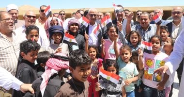 جهود الدولة تتواصل ببئر معين.. مشروعات تنموية على الحدود الدولية