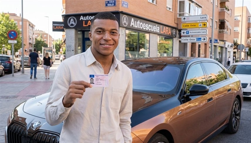 وأخيراً.. مبابي يقرر الحصول على رخصة قيادة